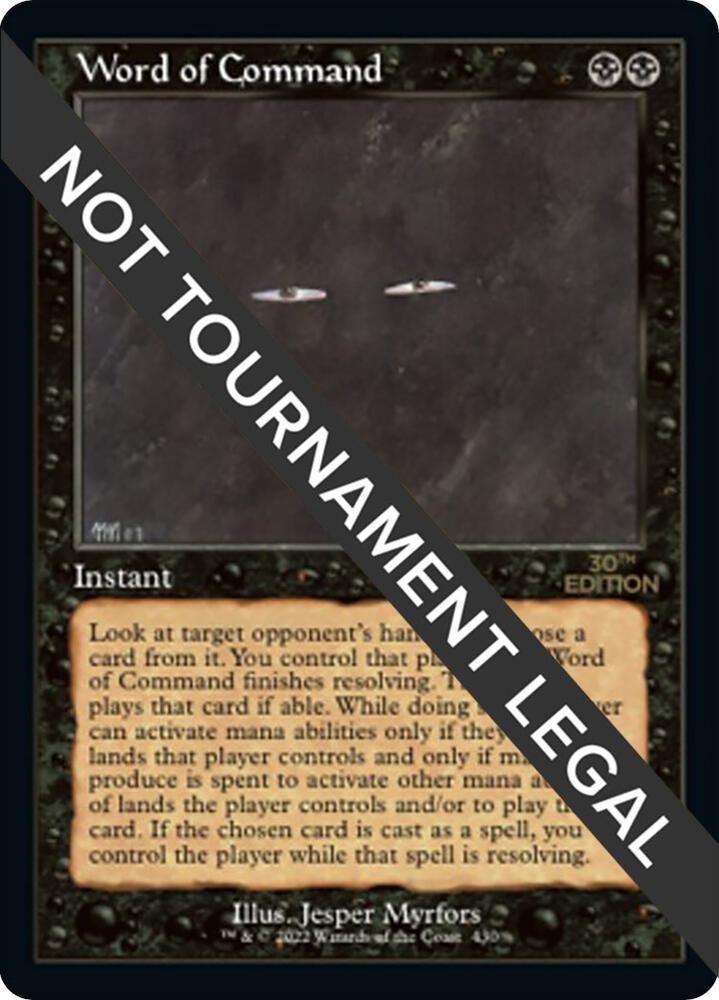 Word of Command (Retro Frame) [30th Anniversary Edition] 430