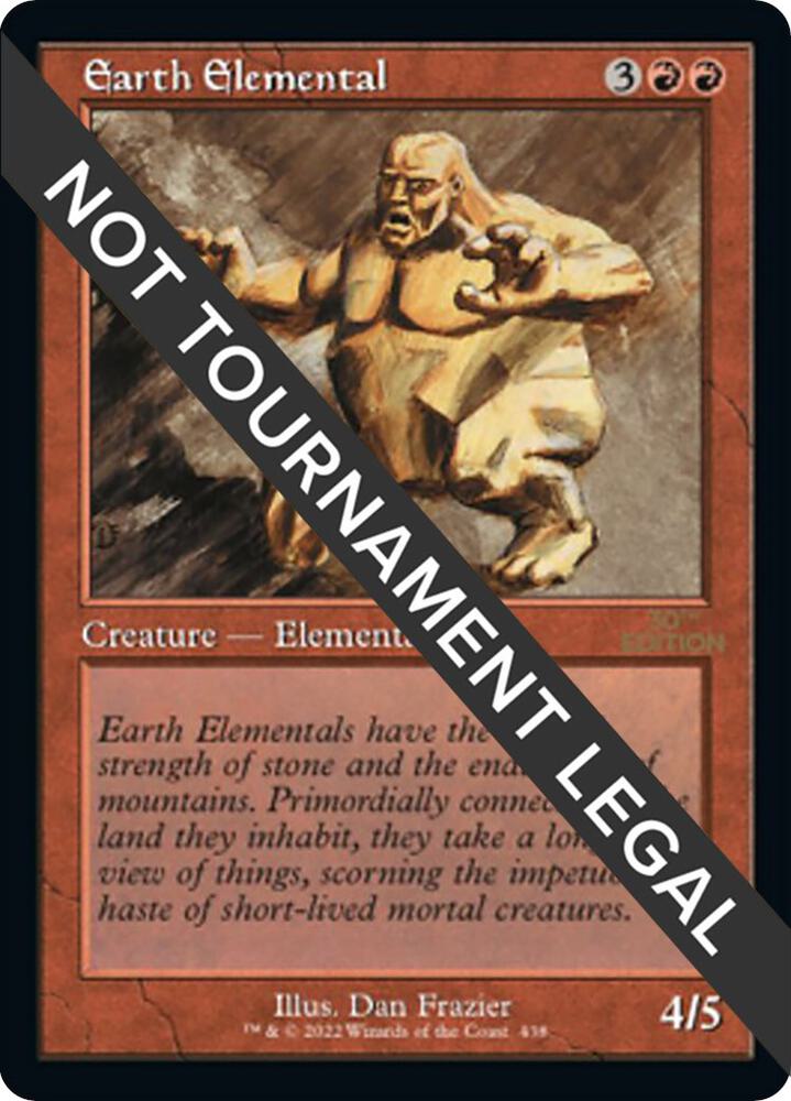 Earth Elemental (Retro Frame) [30th Anniversary Edition] 438