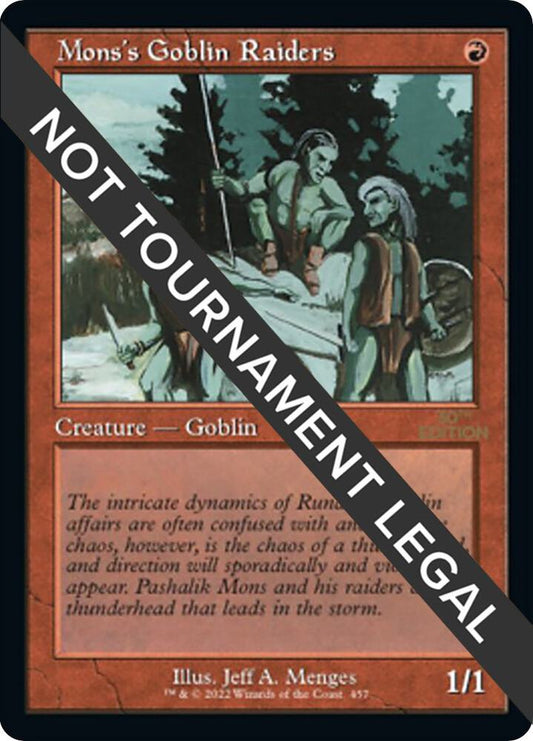 Mons's Goblin Raiders (Retro Frame) [30th Anniversary Edition] 457