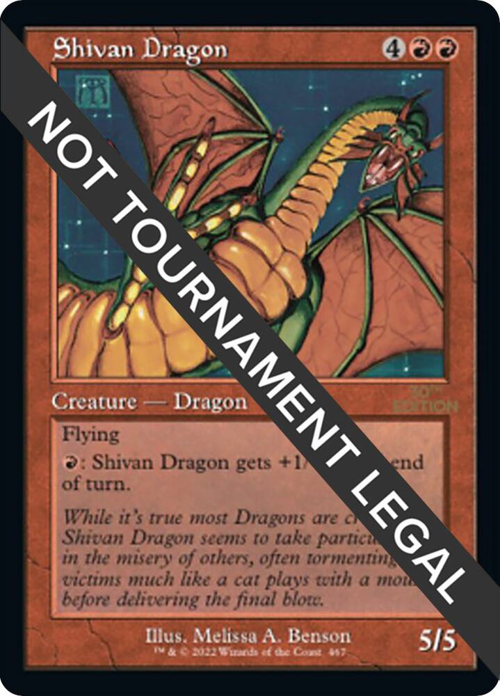 Shivan Dragon (Retro Frame) [30th Anniversary Edition] 467