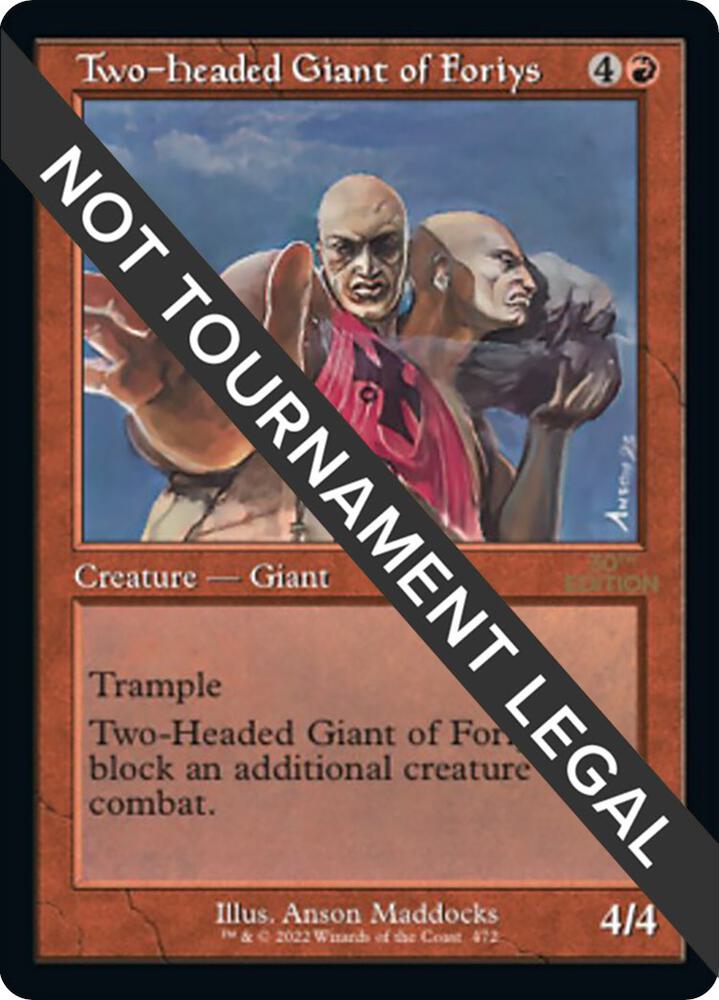 Two-Headed Giant of Foriys (Retro Frame) [30th Anniversary Edition] 472