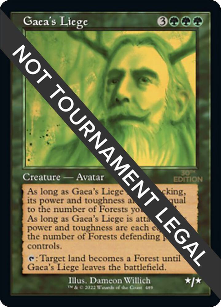 Gaea's Liege (Retro Frame) [30th Anniversary Edition] 489