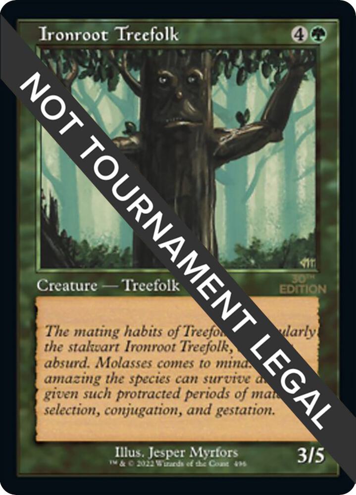 Ironroot Treefolk (Retro Frame) [30th Anniversary Edition] 496