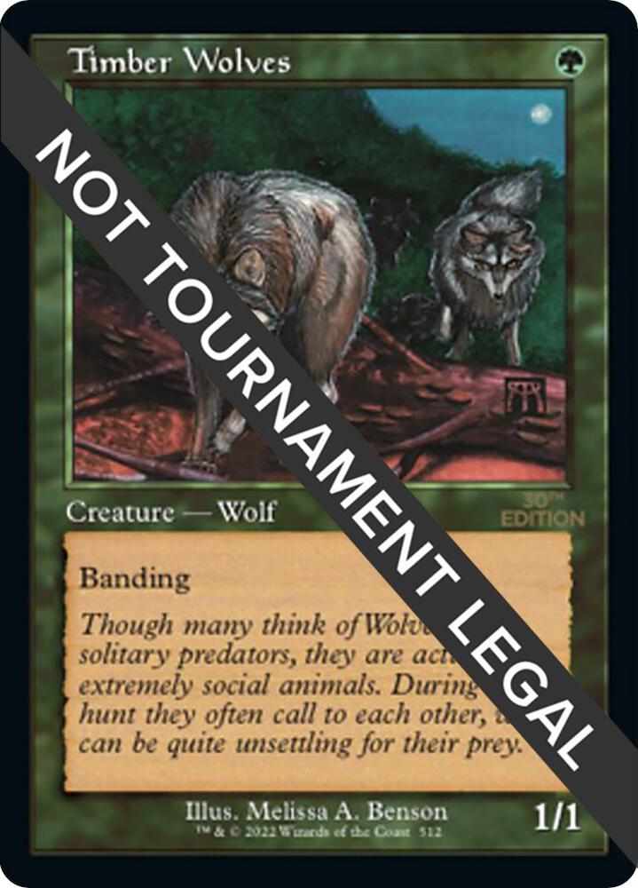 Timber Wolves (Retro Frame) [30th Anniversary Edition] 512
