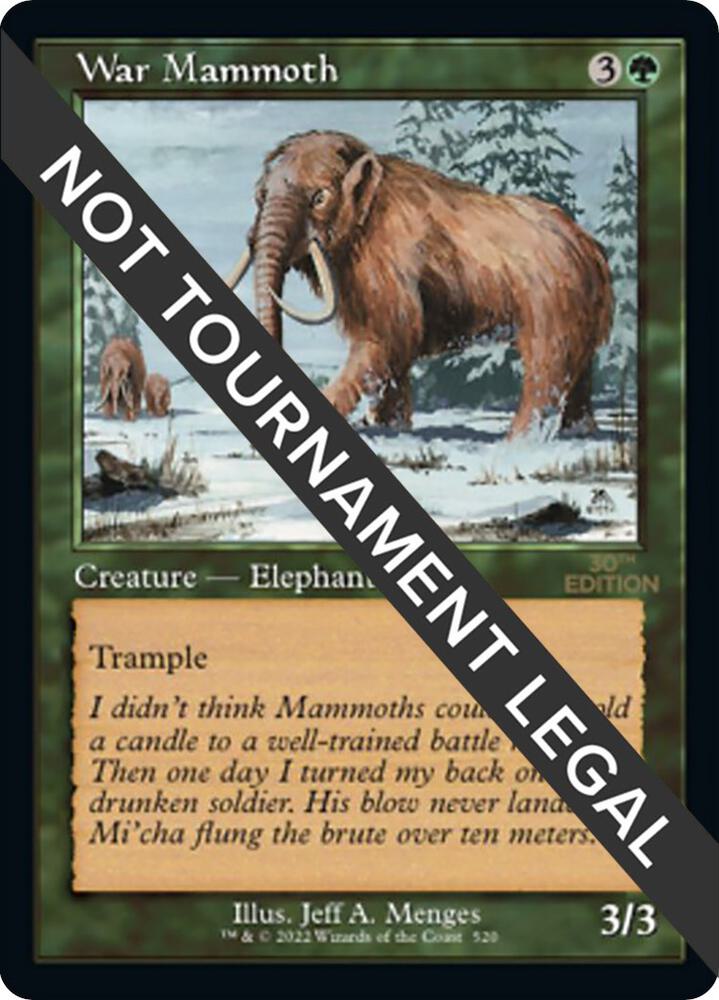 War Mammoth (Retro Frame) [30th Anniversary Edition] 520
