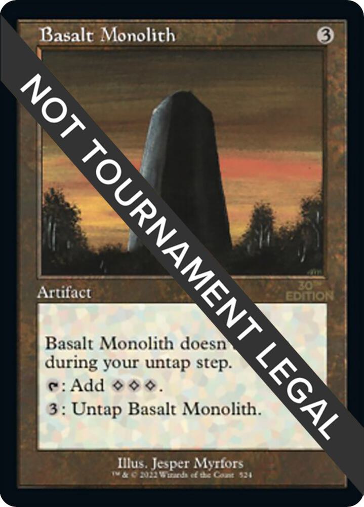 Basalt Monolith (Retro Frame) [30th Anniversary Edition] 524