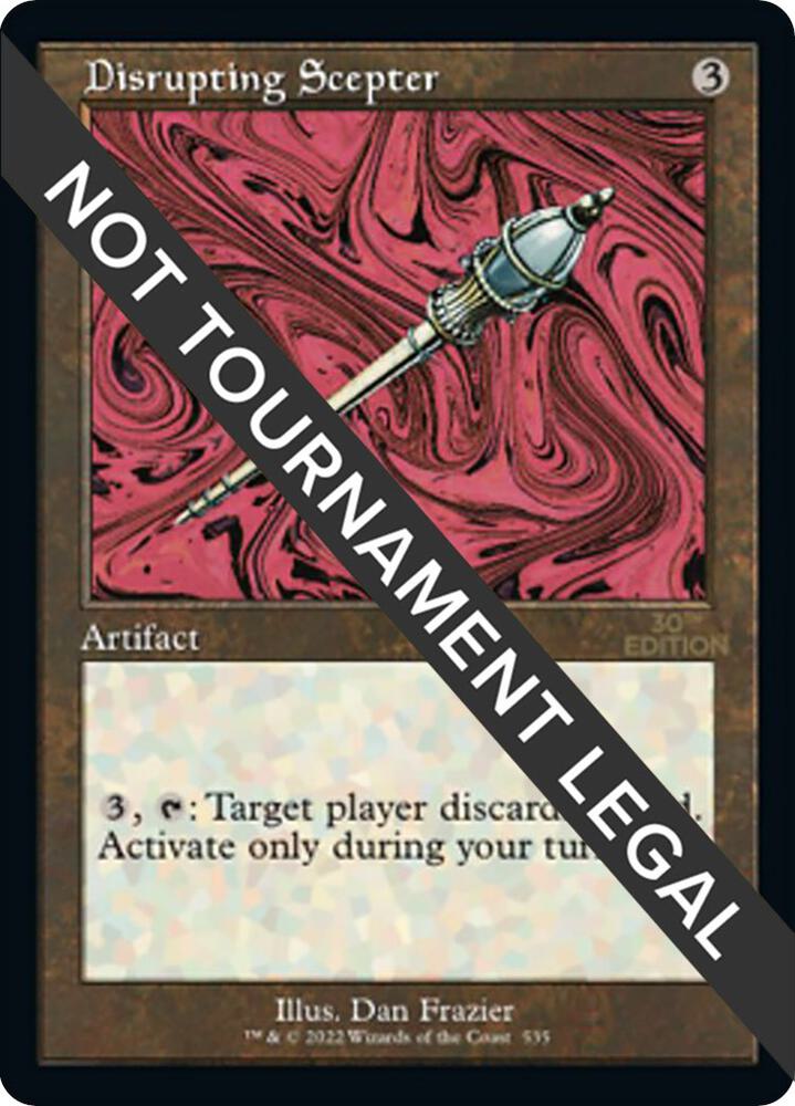 Disrupting Scepter (Retro Frame) [30th Anniversary Edition] 535