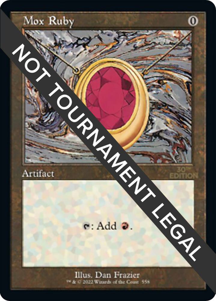 Mox Ruby (Retro Frame) [30th Anniversary Edition] 558