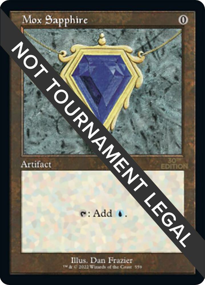 Mox Sapphire (Retro Frame) [30th Anniversary Edition] 559