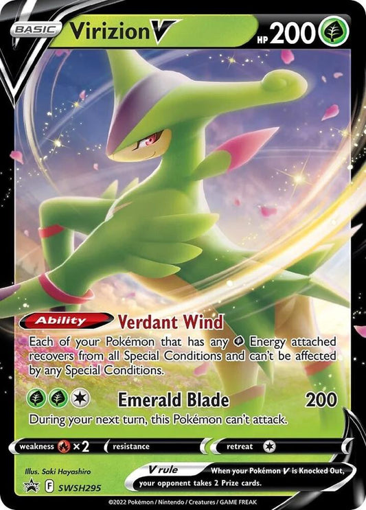 Virizion V - SWSH295 [SWSH: Sword & Shield Promo Cards] SWSH295