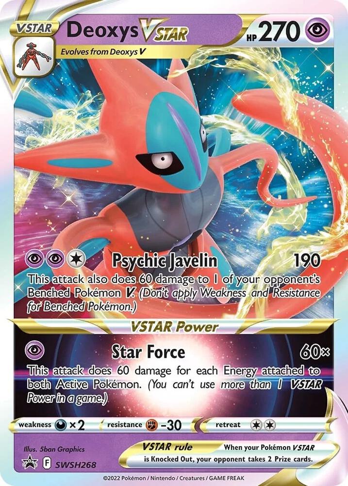 Deoxys VSTAR - SWSH268 [SWSH: Sword & Shield Promo Cards] SWSH268