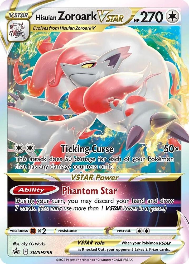 Hisuian Zoroark VSTAR - SWSH298 [SWSH: Sword & Shield Promo Cards] SWSH298