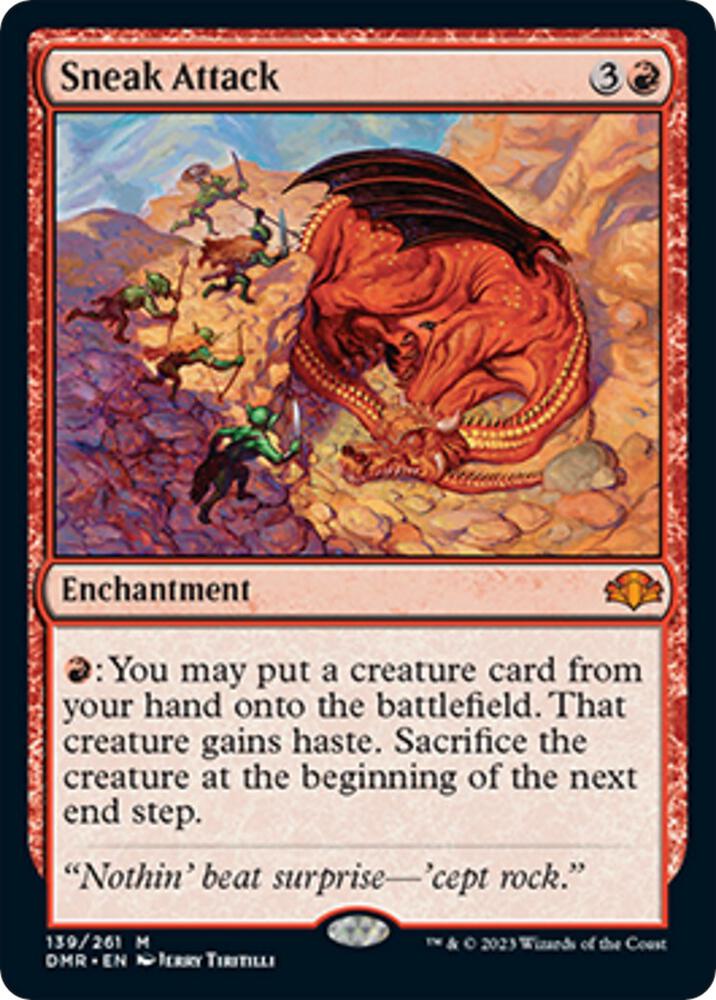 Sneak Attack [Dominaria Remastered] 139