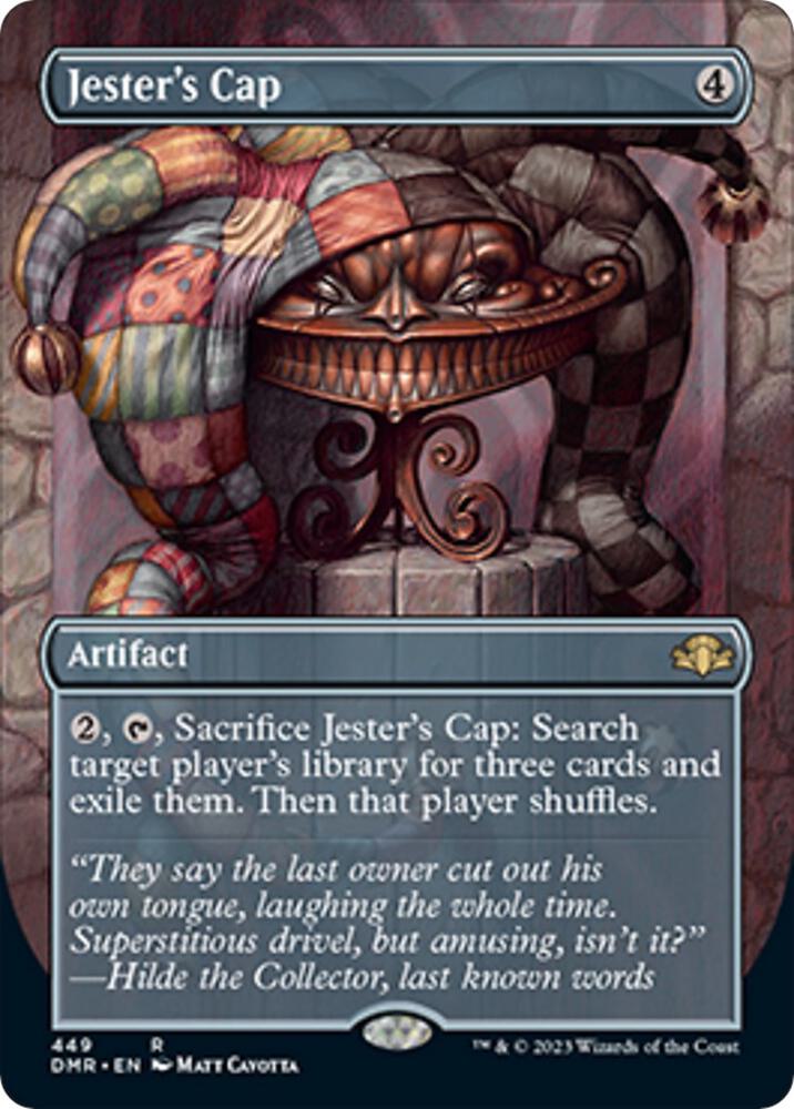 Jester's Cap (Borderless) [Dominaria Remastered] 449
