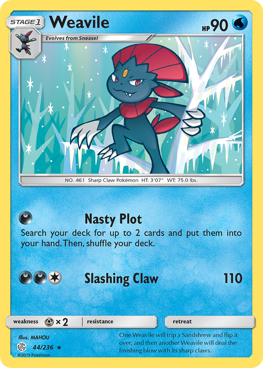 Weavile - 44/236 Cosmic Eclipse