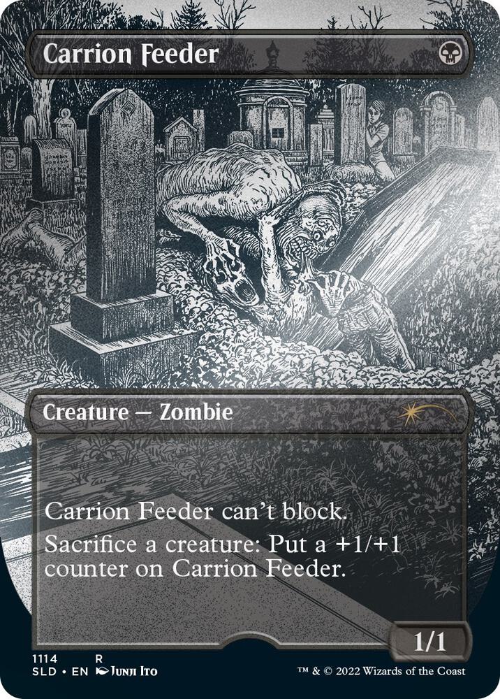 Carrion Feeder (Borderless) (Foil Etched) [Secret Lair Drop Series] 1114