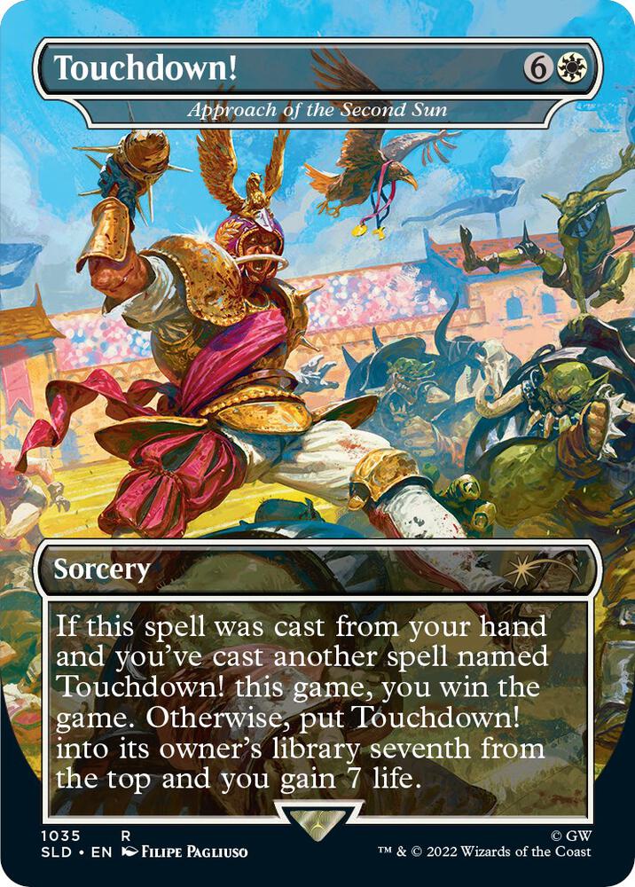 Touchdown! - Approach of the Second Sun (Borderless) [Secret Lair Drop Series] 1035