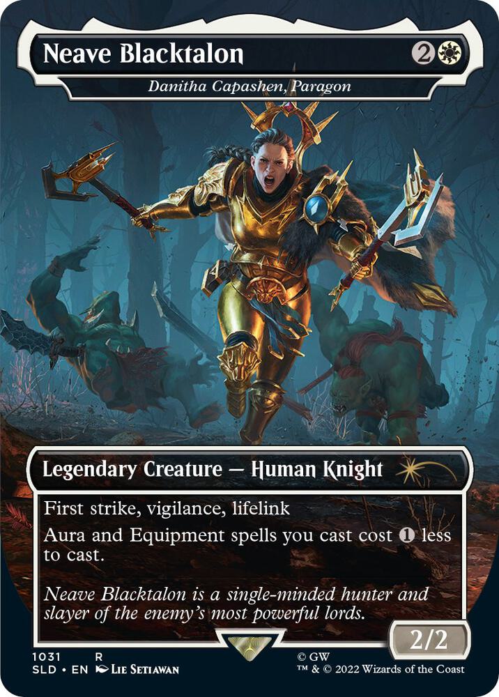Neave Blacktalon - Danitha Capashen, Paragon (Borderless) [Secret Lair Drop Series] 1031