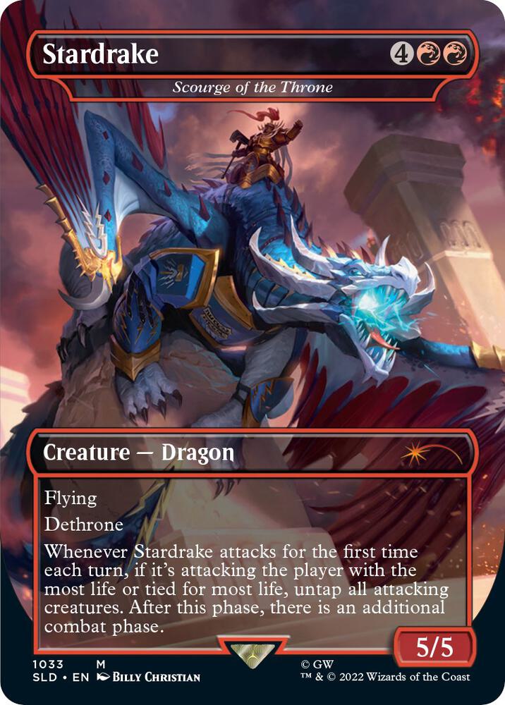 Stardrake - Scourge of the Throne (Borderless) [Secret Lair Drop Series] 1033