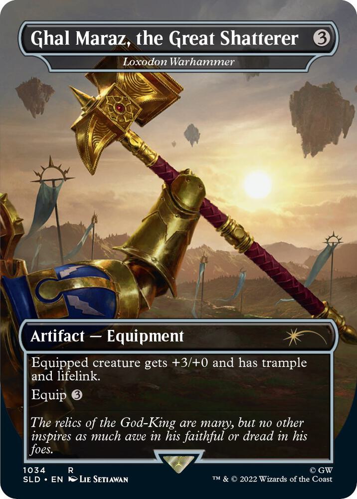 Ghal Maraz, the Great Shatterer - Loxodon Warhammer (Borderless) [Secret Lair Drop Series] 1034