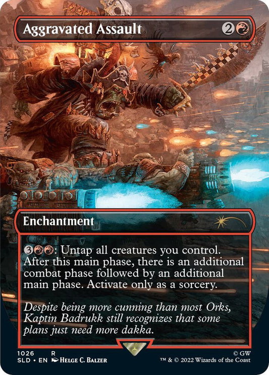 Aggravated Assault (Borderless) [Secret Lair Drop Series] 1026