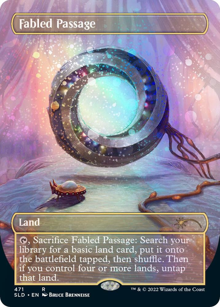 Fabled Passage (Borderless) (Galaxy Foil) [Secret Lair Drop Series] 471