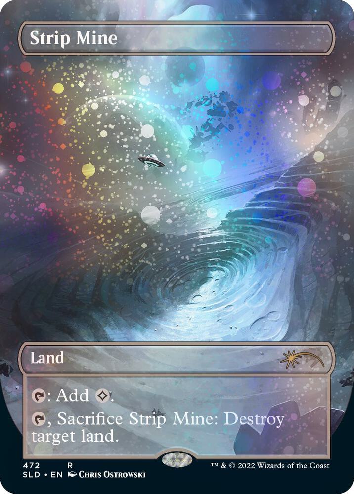 Strip Mine (Borderless) (Galaxy Foil) [Secret Lair Drop Series] 472
