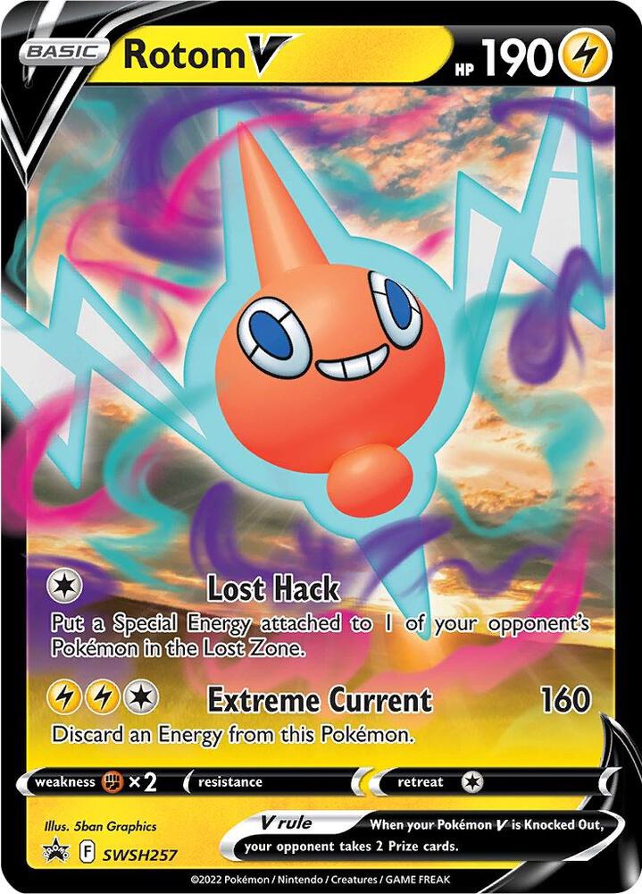 Rotom V - SWSH257 [SWSH: Sword & Shield Promo Cards] SWSH257