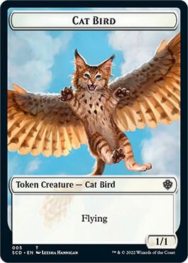 Cat Bird // Spirit Double-Sided Token [Starter Commander Decks] 5 // 9