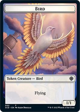 Bird // Thopter Double-Sided Token [Starter Commander Decks] 2 // 11