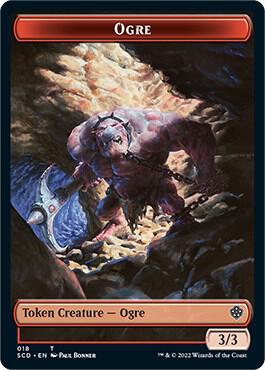 Ogre // Zombie Double-Sided Token [Starter Commander Decks] 18 // 13