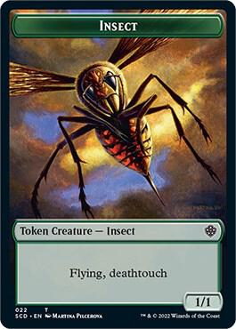 Insect // Cat Double-Sided Token [Starter Commander Decks] 22 // 3