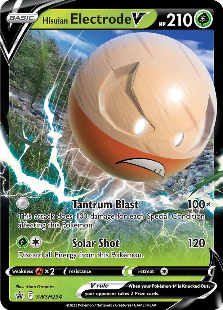 Hisuian Electrode V - SWSH294 [SWSH: Sword & Shield Promo Cards] SWSH294