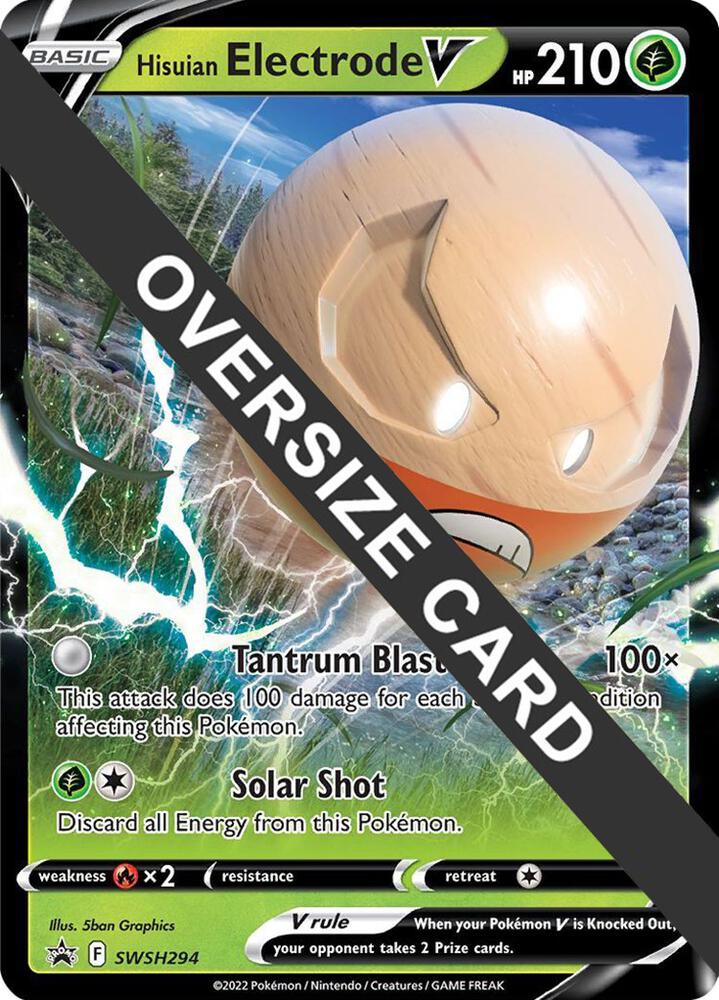 Hisuian Electrode V - SWSH294 [Jumbo Cards] SWSH294