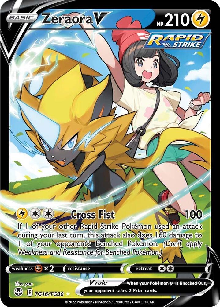 Zeraora V [SWSH12: Silver Tempest Trainer Gallery] TG16/TG30