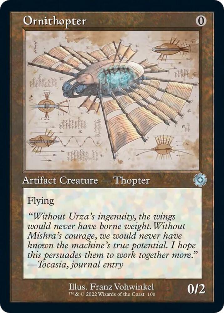 Ornithopter (Schematic) [The Brothers' War: Retro Frame Artifacts] 100
