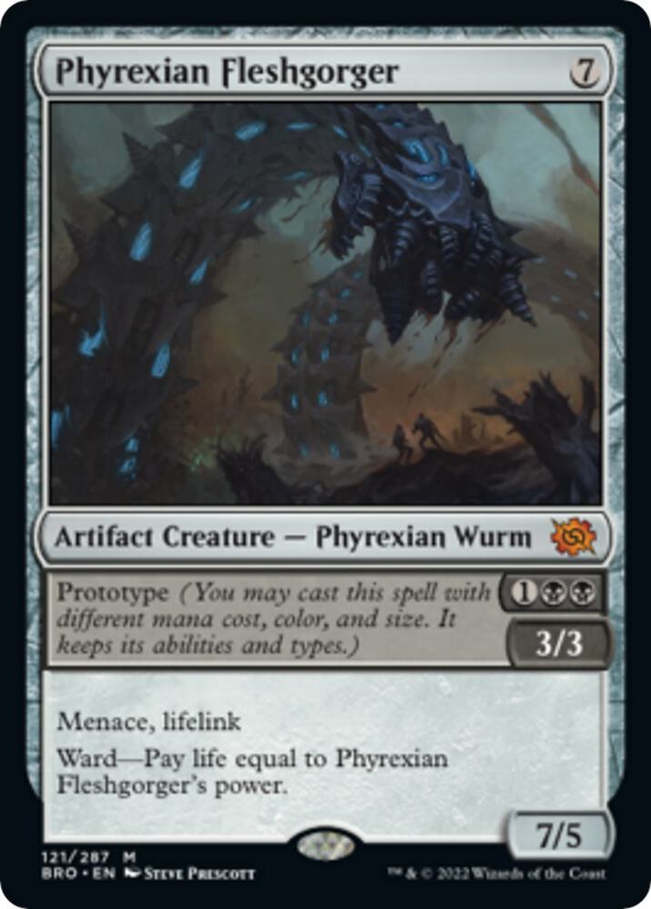 Phyrexian Fleshgorger [The Brothers' War] 121