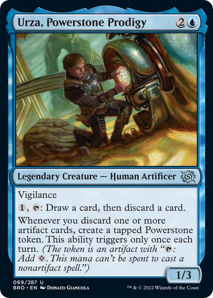 Urza, Powerstone Prodigy [The Brothers' War] 69