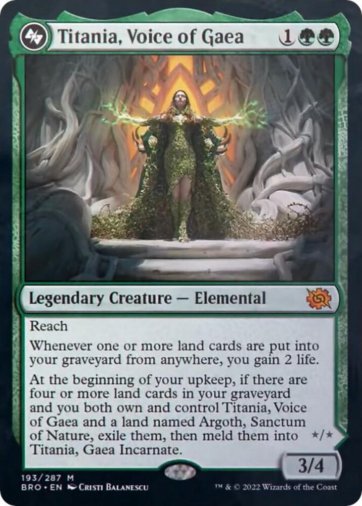 Titania, Voice of Gaea [The Brothers' War] 193