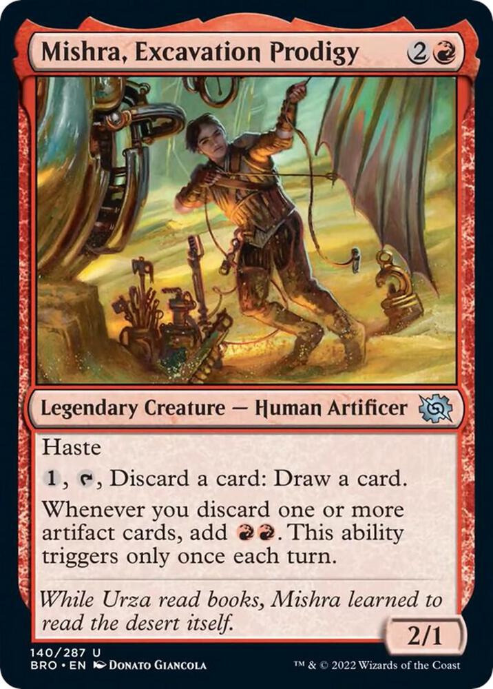 Mishra, Excavation Prodigy [The Brothers' War] 140