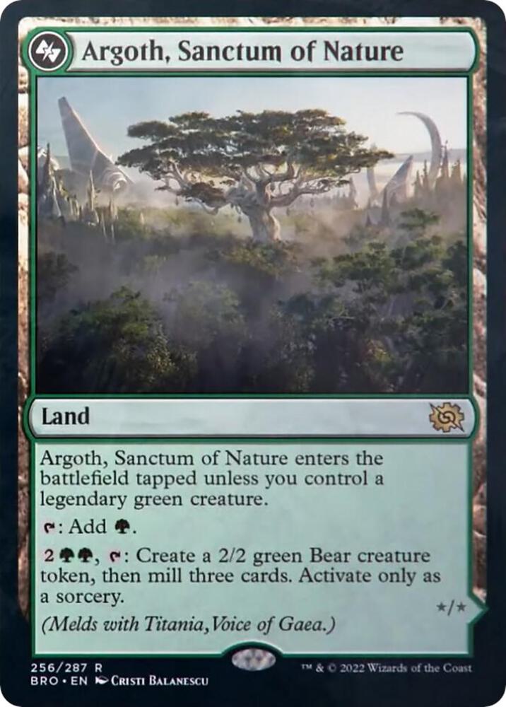 Argoth, Sanctum of Nature [The Brothers' War] 256