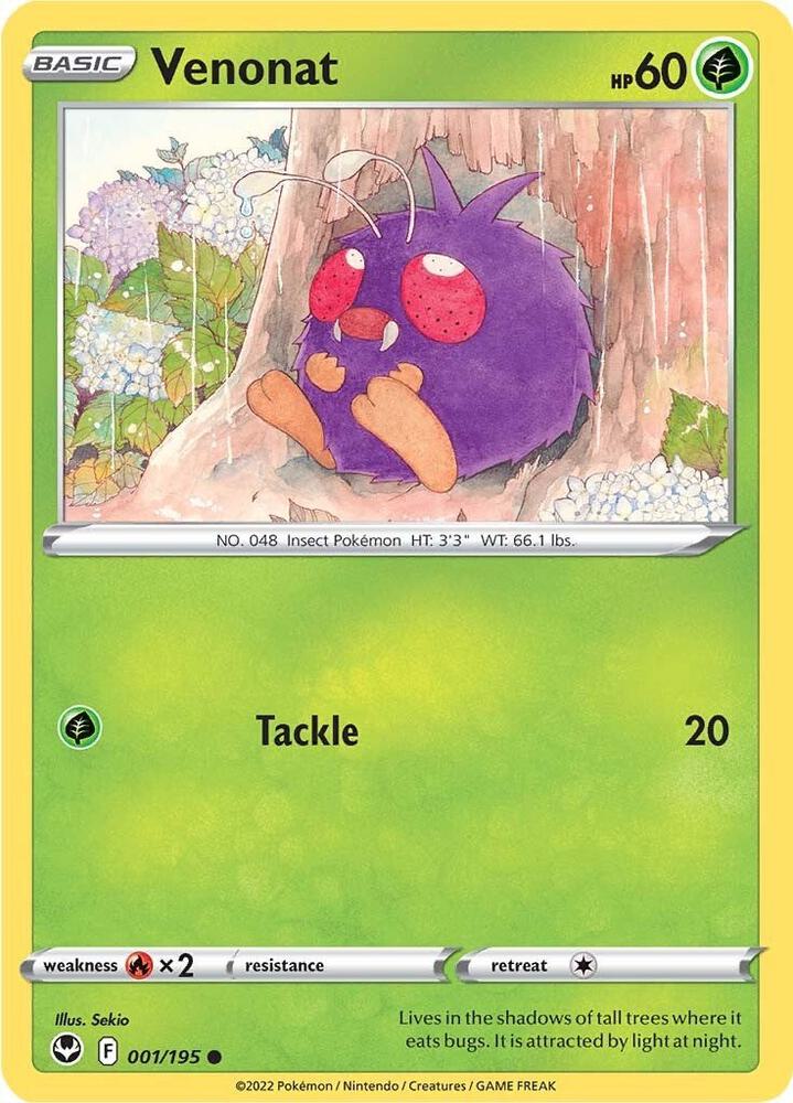Venonat [SWSH12: Silver Tempest] 001/195