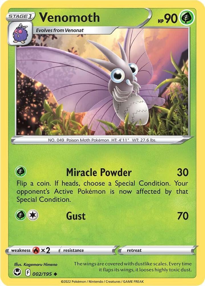 Venomoth [SWSH12: Silver Tempest] 002/195