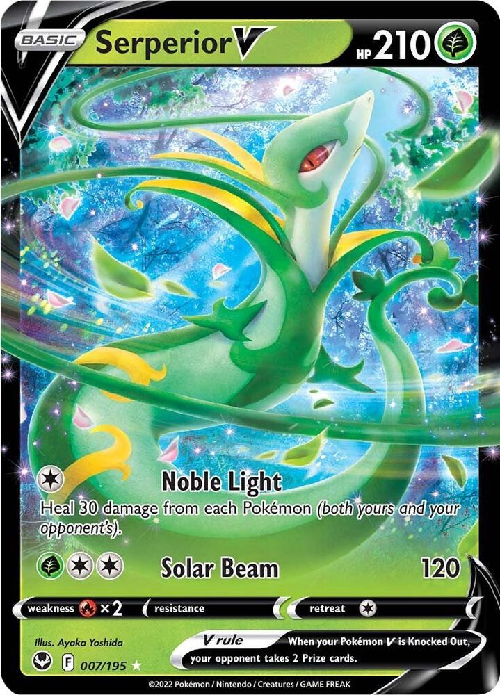 Serperior V [SWSH12: Silver Tempest] 007/195