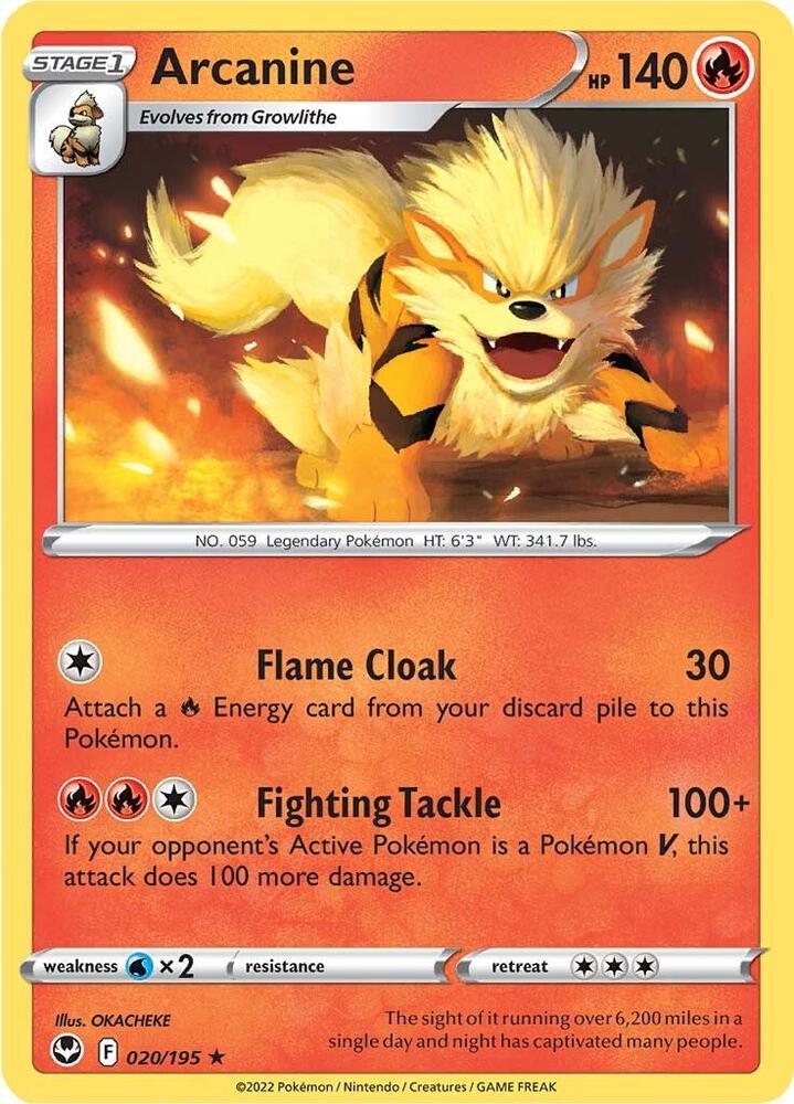 Arcanine [SWSH12: Silver Tempest] 020/195