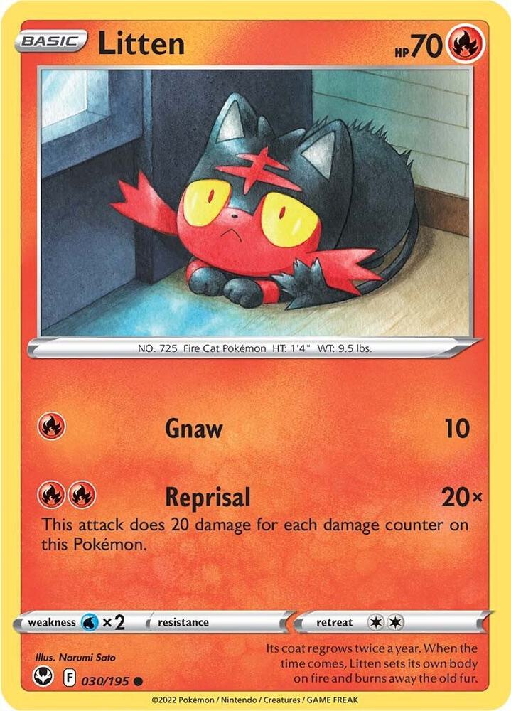 Litten [SWSH12: Silver Tempest] 030/195