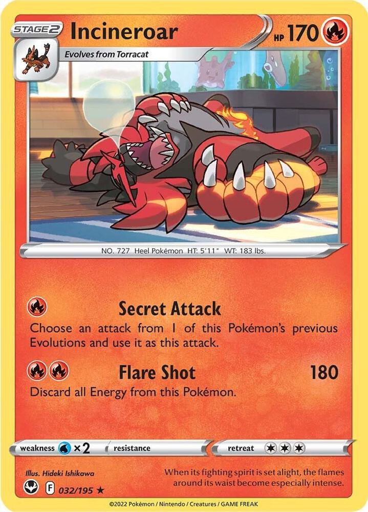 Incineroar [SWSH12: Silver Tempest] 032/195