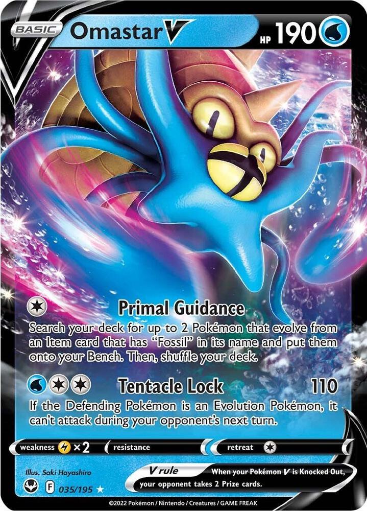 Omastar V [SWSH12: Silver Tempest] 035/195