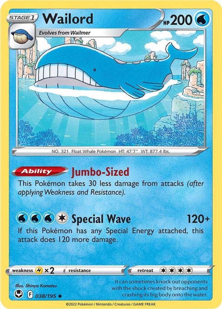Wailord [SWSH12: Silver Tempest] 038/195
