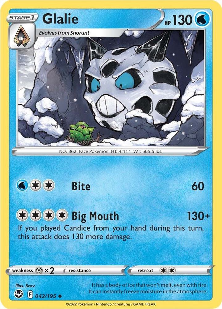Glalie [SWSH12: Silver Tempest] 042/195
